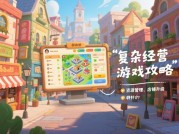 《复杂经营游戏通关秘籍：破解90%玩家的瓶颈困局》