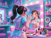 为什么你的游戏角色总被说"假"？揭秘游戏化妆高手的三大隐藏法则