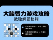 大脑智力游戏攻略：开启智慧潜能的秘钥